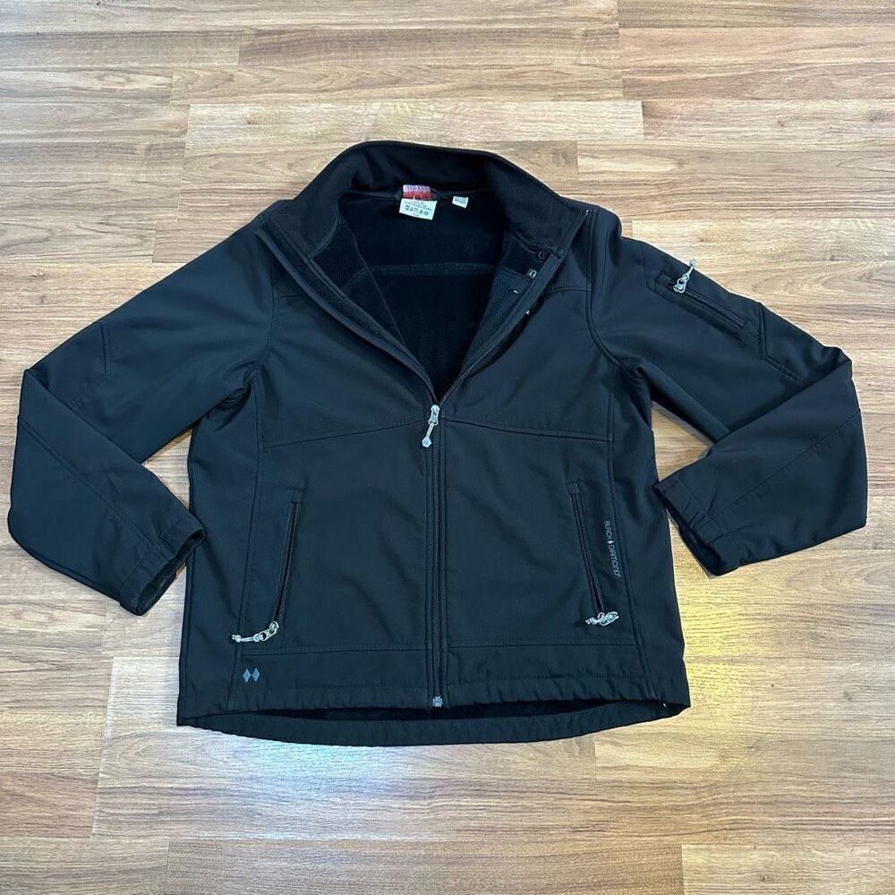 Black Diamonds Double Diamond Full Zip Black Jacket | Men Size large